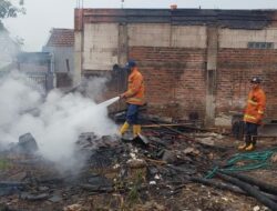 Dapur Rumah di Kutorejo Mojokerto Terbakar, Diduga Pemilik Lupa Matikan Kompor