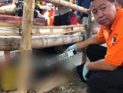 Gempar! Mayat Pria Tanpa Identitas Tergeletak di Bawah Meja Warung Pungging Mojokerto