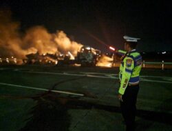Truk Tangki Terbakar di Tol, Polisi: Tidak Ada Korban Jiwa, Begini Kronologinya