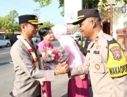 Farewell Parade Sertijab Kapolres Mojokerto Kota, AKBP Daniel Komitmen Lanjutkan Program
