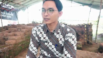 Hendra Agung Setiawan, Sekdes Temenan, kecamatan Sooko, Kabupaten Mojokerto. (Erix/kabarterdepan.com) 