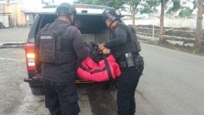 Mortir yang Ditemukan di Kota Mojokerto Dievakuasi ke Mako Brimob