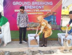 Wali Kota Mojokerto Letakkan Batu Pertama Pembangunan Sunrise Mall 2