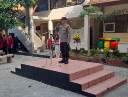 Kapolsek Dlanggu Mojokerto Sosialisasi Kamtibmas di SMKN 1 Dlanggu