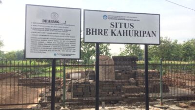 Situs Bhre Kahuripan di Desa Klinterejo Mojokerto. (Erix/kabarterdepan.com)