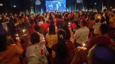 Suasana Ibadah dan Malam Natal 2023 di GBT Mojokerto, Sabtu (24/12/2023) (Joe / Kabarterdepan.com) 