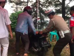 Cegah Laka Lantas Akibat Rem Blong, Polisi di Mojokerto Siagakan Bengkel Gratis di Jalur Cangar