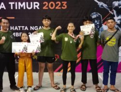 Atlet Kickboxing Kabupaten Mojokerto Raih 6 Medali di Kejurprov Jatim 2023
