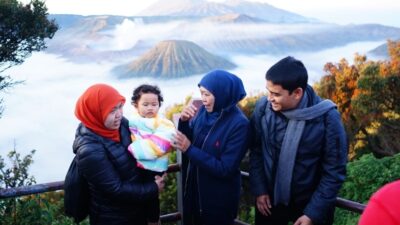 Keindahan Bromo yang disyukuri Gubernur Khofifah. (Dok.kominfo.jatimprov.go.id) 