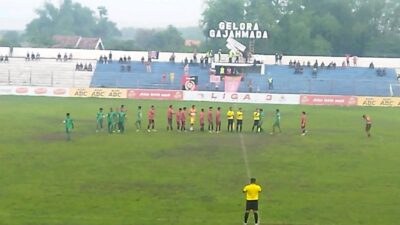 PSMP Mojokerto masih menjadi tuan rumah leg kedua grub E Liga 3 PSSi Jatim. (Muzakki/Kabarterdepan.com) 