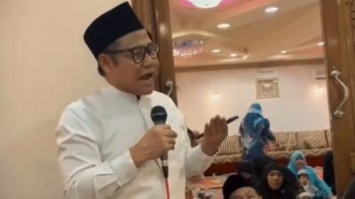 Cak Imin ketika berada di Madinah, Sabtu (16/12/2023). (Instagram @cakiminow) 