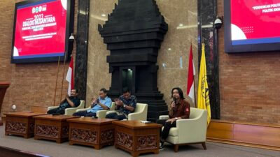 Dialog dan Deklarasi pemilu Damai oleh BEM Nusantara Jawa Timur, Rabu (27/12/2023). (Redaksi kabarterdepan.com)