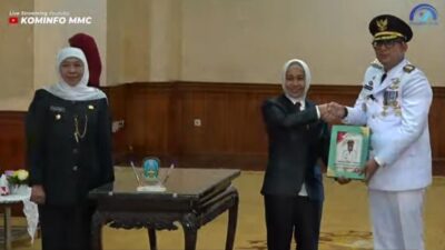 Pelantikan Penjabat Wali Kota Mojokerto, Ini Pesan Gubernur Jatim kepada Pj Ali Kuncoro