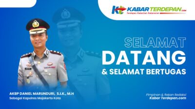Resmi Dilantik Kapolres Mojokerto Kota, Inilah Sederet Jabatan AKBP Daniel Marunduri