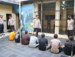 Kapolres Mojokerto Kota Cek Rutan Mapolres, Antisipasi Tahanan Kabur