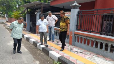 Sidak Proyek Trotoar dan Taman Bahari Majapahit, Ini Temuan DPRD Kota Mojokerto