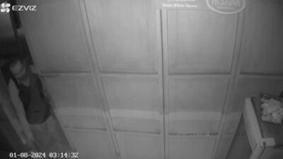 Tangkapan layar video rekaman CCTV saat pelaku menyatroni (Redaksi Kabarterdepan.com) 