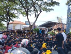 Ratusan Pesilat Geruduk PN Mojokerto Buntut Kasus Dugaan Pengeroyokan