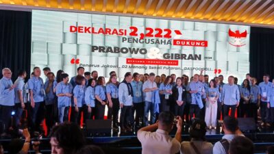 Deklarasi Pengusaha Bela Bangsa Dukung Prabowo-Gibran