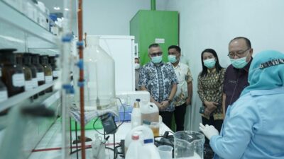 UPTD Laboratorium Dinas Lingkungan Hidup Kabupaten Asahan yang berubah menjadi BLUD. (Adha/kabarterdepan.com) 