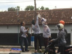 Bawaslu Kota Mojokerto Copot 400 APK yang Melanggar, Mayoritas Dipaku di Pohon