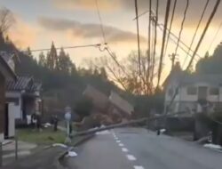 Jepang Diterjang Gempa Dahsyat 7,6 Magnitudo, Rumah Ambruk dan Ada Tsunami