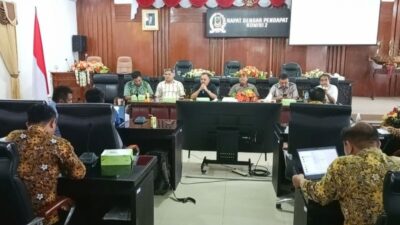 Rapat Dengar Pendapat di Kantor DPRD Kota Mojokerto, Kamis (4/1/2024). (Joe/kabarterdepan.com) 