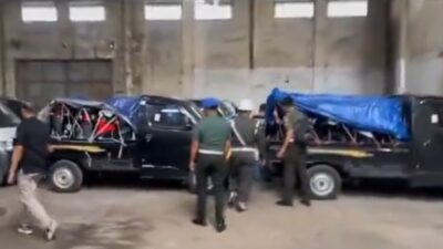 Beberapa barang bukti diduga hasil curanmor yang diamankan. (Tangkapan layar X @RK_Lamongan) 