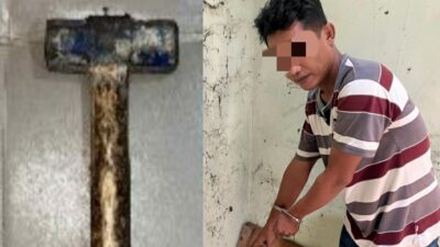 Pelaku dan barang bukti diamankan Satreskrim Polres Mojokerto. (Redaksi Kabarterdepan.com)