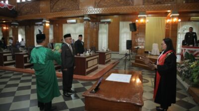 PAW anggota DPRD kabupaten Asahan yang dihadiri Sekda, John Hardi Nasution, Senin (29/1/2024). (Adha/kabarterdepan.com) 
