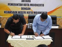 Kerja Sama Bidang Hukum, Pj Wali Kota Mojokerto dan Kajari Tandatangani Nota Kesepakatan