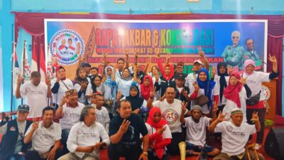 Relawan Gajahmada RI siap memenangkan Ganjar-Mahfud di Kota Solo. (Masrikin/kabarterdepan.com)
