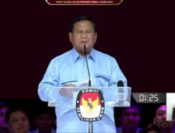 Prabowo Tutup Debat Capres Kelima dengan Minta Maaf