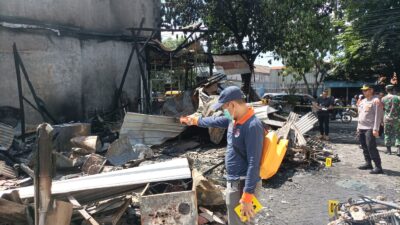 2 Motor dan 4 Bangunan di Sidoarjo Hangus Terbakar, Api Berasal dari Karburator