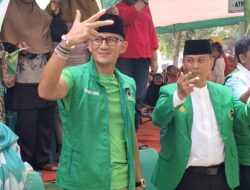 Kampanye di Mojokerto, Sandiaga Uno Genjot Suara PPP di Jawa Timur di Atas 4 persen