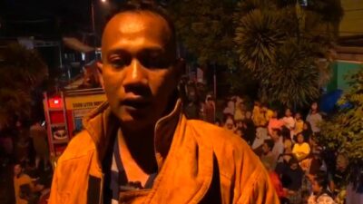 Ahmad Yani, Komandan Regu Pemadam Kebakaran BPBD Kabupaten Mojokerto (Redaksi Kabarterdepan.com) 