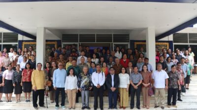 Suasana Deklarasi Pemilu Damai dan Anti Hoaka sivitas Akademika Mahasiswa Injil Indonesia di YPPII Kota Batu. (Yan/kabarterdepan.com) 