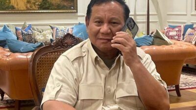 Prabowo Subianto saat menerima ucapan selamat dari sejumlah pemimpin luar negeri. (Instagram @prabowo) 