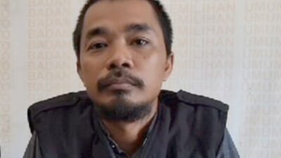 Aris Fahrudin Asy'at, Koordinator Divisi Penanganan Pelanggaran, Data dan Informasi Bawaslu Kabupaten Mojokerto. (Joe/kabarterdepan.com) 