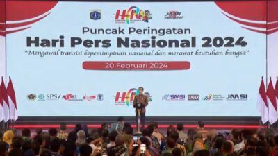Presiden Jokowi minta jajaran kementerian belanja iklan ke perusahaan pers. (Tangkapan layar YouTube PWIofficial) 