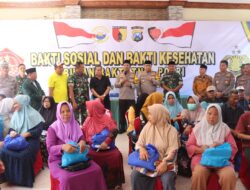 Upaya Kamtibmas Jelang Pemilu, TNI-Polri Kabupaten Sidoarjo Sinergi Baksos