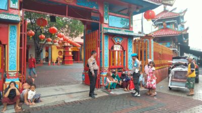 Perayaan Imlek 2024, Polresta Sidoarjo Amankan Klenteng