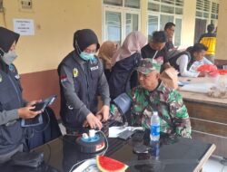 Kesiapan Amankan Pemilu, Sidokkes Polres Mojokerto Kota Periksa Kesehatan Ratusan Personel