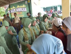 Tekan Harga Jelang Ramadan, Pasar Murah Disperindag dan Kodim Grobogan Sasar Desa Karang Pasar