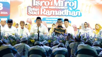 Pengajian akbar peringati Isra Miraj dan sambut Ramadan (Kominfo Kota Mojokerto)