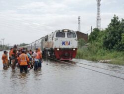 Jalur Kereta Api Pantura Semarang Sudah bisa Dilintasi, Kecepatan Terbatas