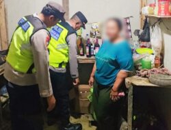 Puluhan Botol Miras Diamankan Petugas dalam Operasi Pekat di Tawangharjo Grobogan