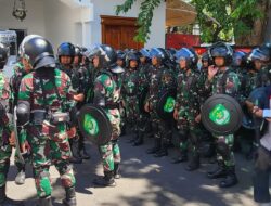Jelang Pengumuman Hasil Pemilu 2024, Ribuan Personel TNI-Polri Disiagakan di Gedung KPU