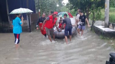 Perumahan Dinar Indah di Semarang yang jadi langganan banjir. (Ahmad/kabarterdepan.com)