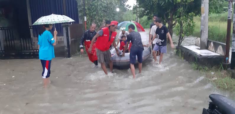 Perumahan Dinar Indah di Semarang yang jadi langganan banjir. (Ahmad/kabarterdepan.com) 